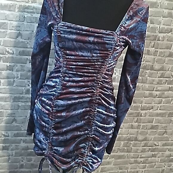 Wild Fable ruched bodycon stretch dress XL - Picture 14 of 16